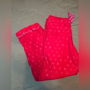 Victoria’s Secret Pajama Pants Lounge Pants Pink Medium Short